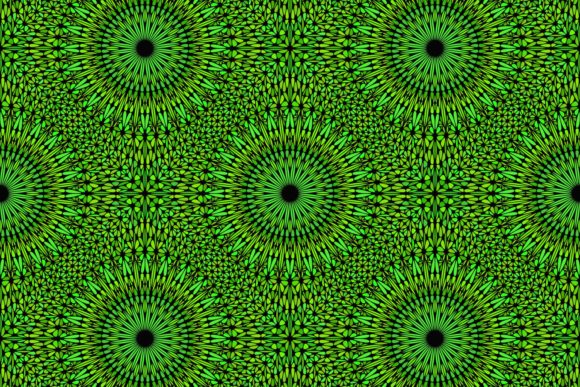 Download Bohemian Green Stone Mandala Background - Round Collection