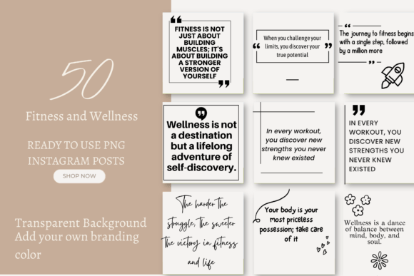 Download Fitness and Wellness Quotes Templates - Template Collection