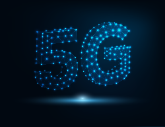 Download Technology 5G Low Polygonal Graphic - Graphic Collection
