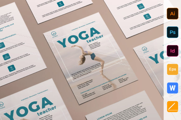 Download Yoga Instructor Flyer Template - Template Collection