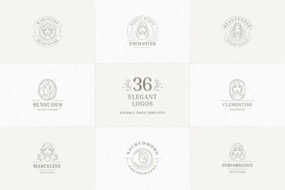 Download 36 Elegant Logo Templates | Canva - Template Collection
