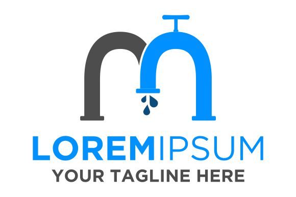 Download Letter M Plumbing Logo Template - Template Collection