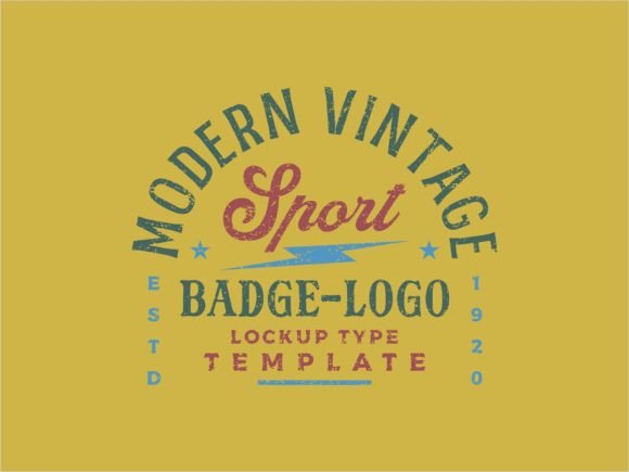 Download Modern Vintage Sport Badge Logo Template - Template Collection
