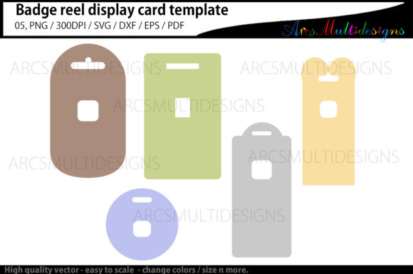 Download Badge Reel Display Card Templates - Template Collection