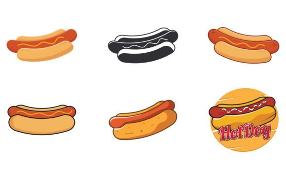 Download Vector Hot Dog Logo Template - Template Collection