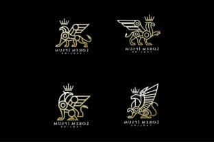 Download Luxury Griffin Logo Icon Template Pack - Template Collection