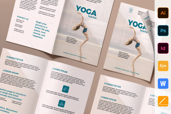 Download Yoga Instructor Brochure Template - Template Collection