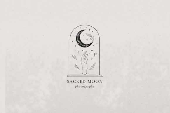 Download Sacred Moon Logo Templates Kit. - Template Collection