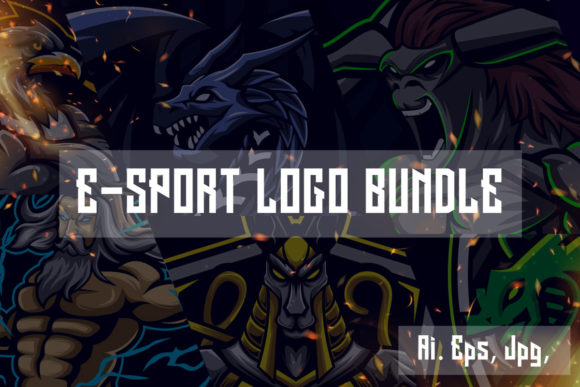 Download E-Sport Logo Bundle Template Pack - Template Collection