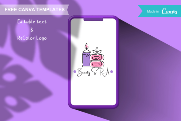 Download Canva Logo Templates - Candles and Towel - Template Collection