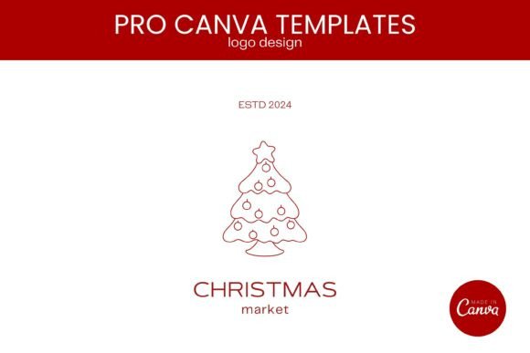 Download Christmas Logo Design Canva Template - Template Collection