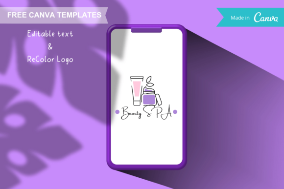 Download Canva Logo Templates - Natural Cosmetic - Template Collection