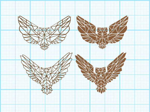 Download Owl Fly Geometrical Design - Geometrical Collection