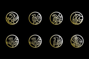 Download Luxury Griffin Logo Icon Template Pack - Template Collection