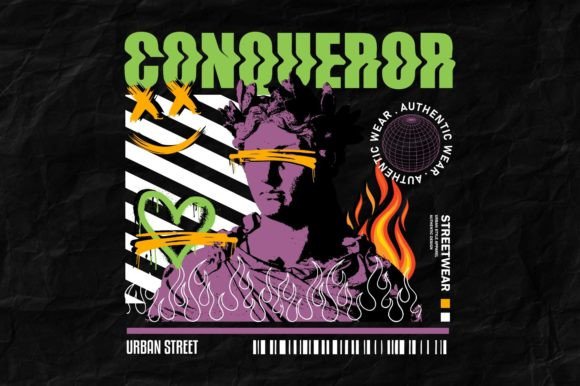Download Streetwear Urban Graphic Design Statue - Graphic Collection