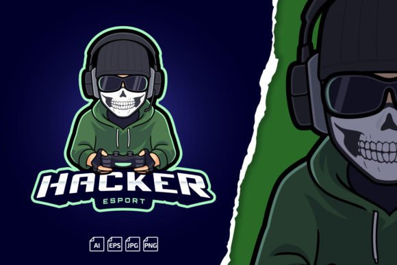 Download Hacker Gaming Esport Logo Template - Template Collection