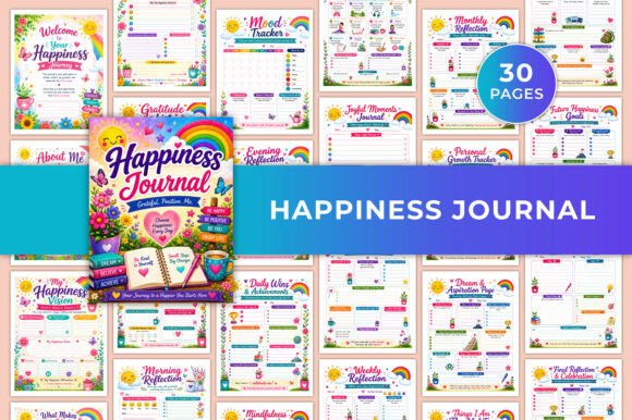 Download Happiness Journal KDP Graphic - Graphic Collection